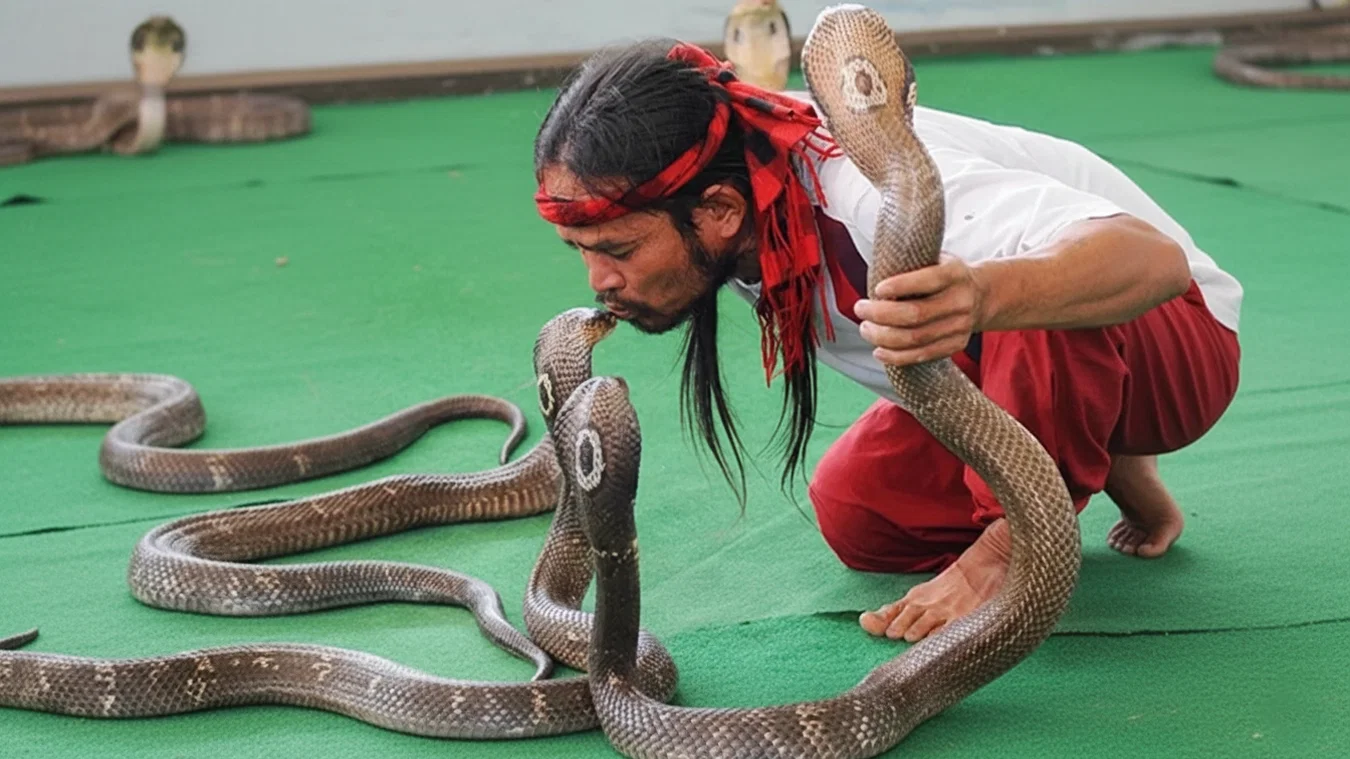 Nong Nooch y show de serpientes